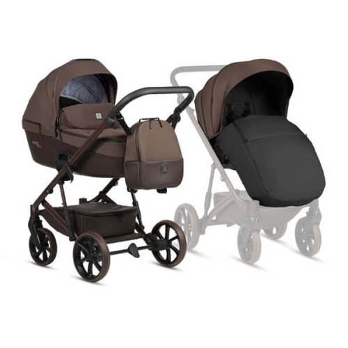 Универсальная коляска 2 в 1 Tutis Viva6 plus Essential Espresso